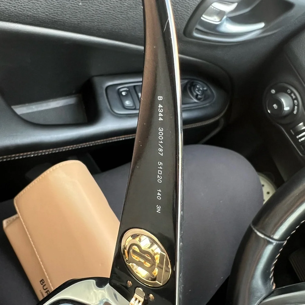 Burberry Black Square Sunglasses - Picture 2 of 3